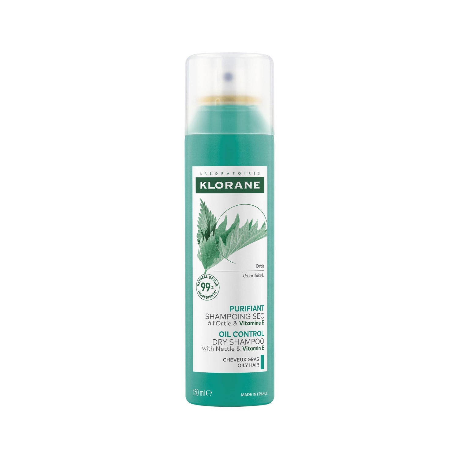 Klorane Champú Seco a la Ortiga & Vitamina E 150ml