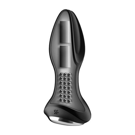 Satisfyer Rotator Plug 2+ Plug Vibrador Negro 1ud