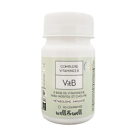 Well&Well Vitamina B Complejo Vegano 30 comp