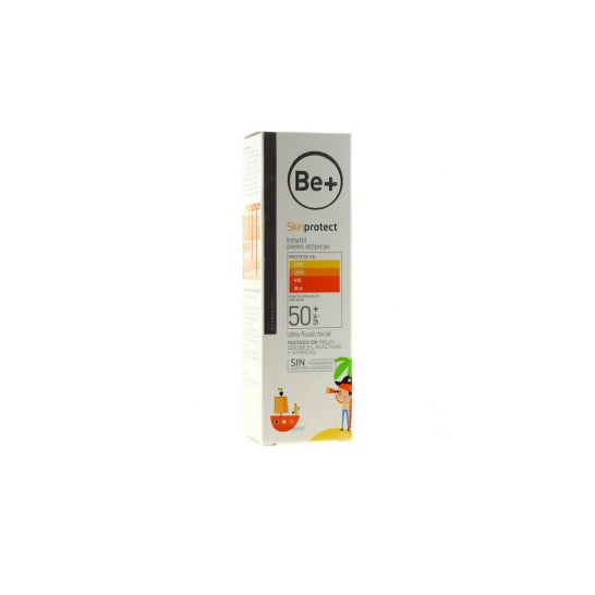 Be+ Skin Protect Ultrafluido Facial Spf50+ Infantil 50ml