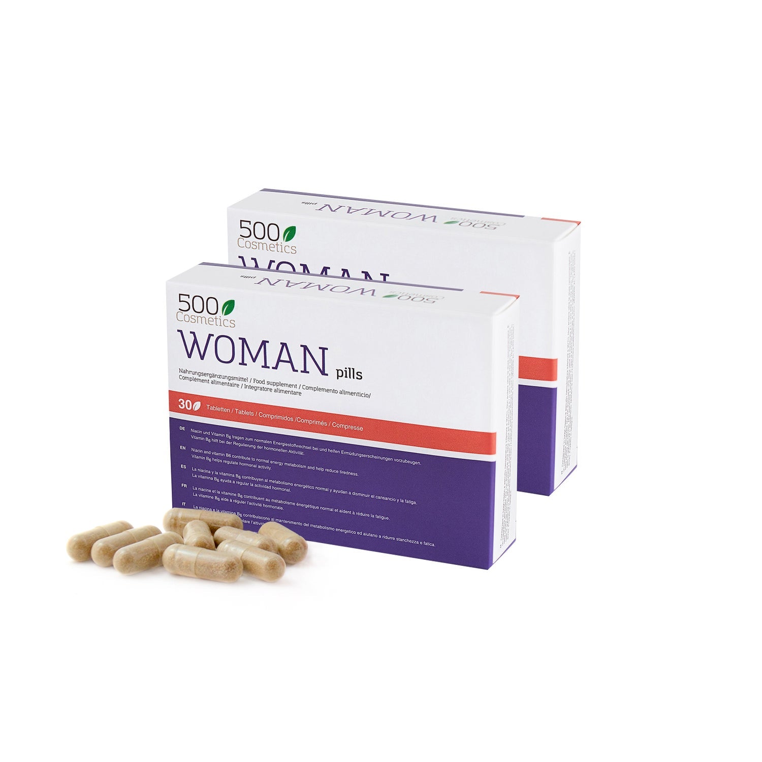 500Cosmetics Woman 30Comp x2