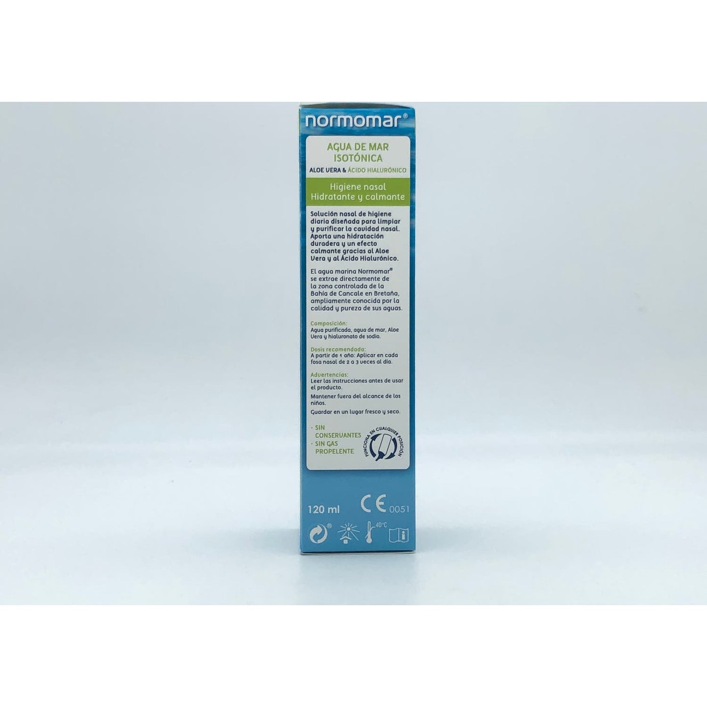 Normomar Spray Aloe Vera y Ácido Hialurónico 120ml