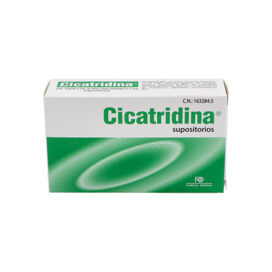 Cicatridina Supositorios 10uds