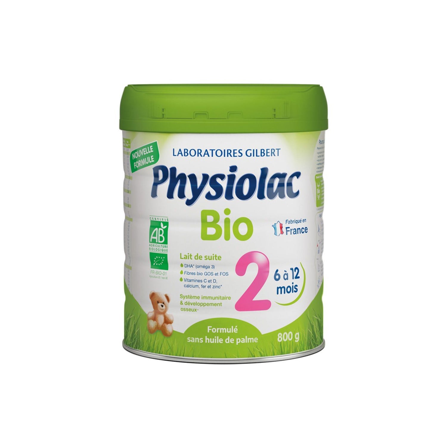 Physiolac Bio 2da Edad 6 - 12 Meses Caja de 800 Gramos