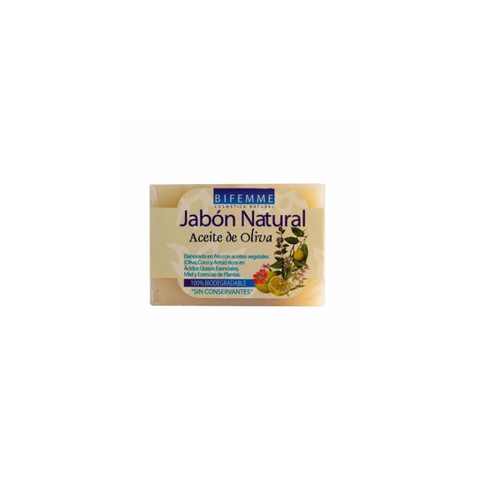 Bifemme Jabón Natural de Aceite de Oliva 100 g
