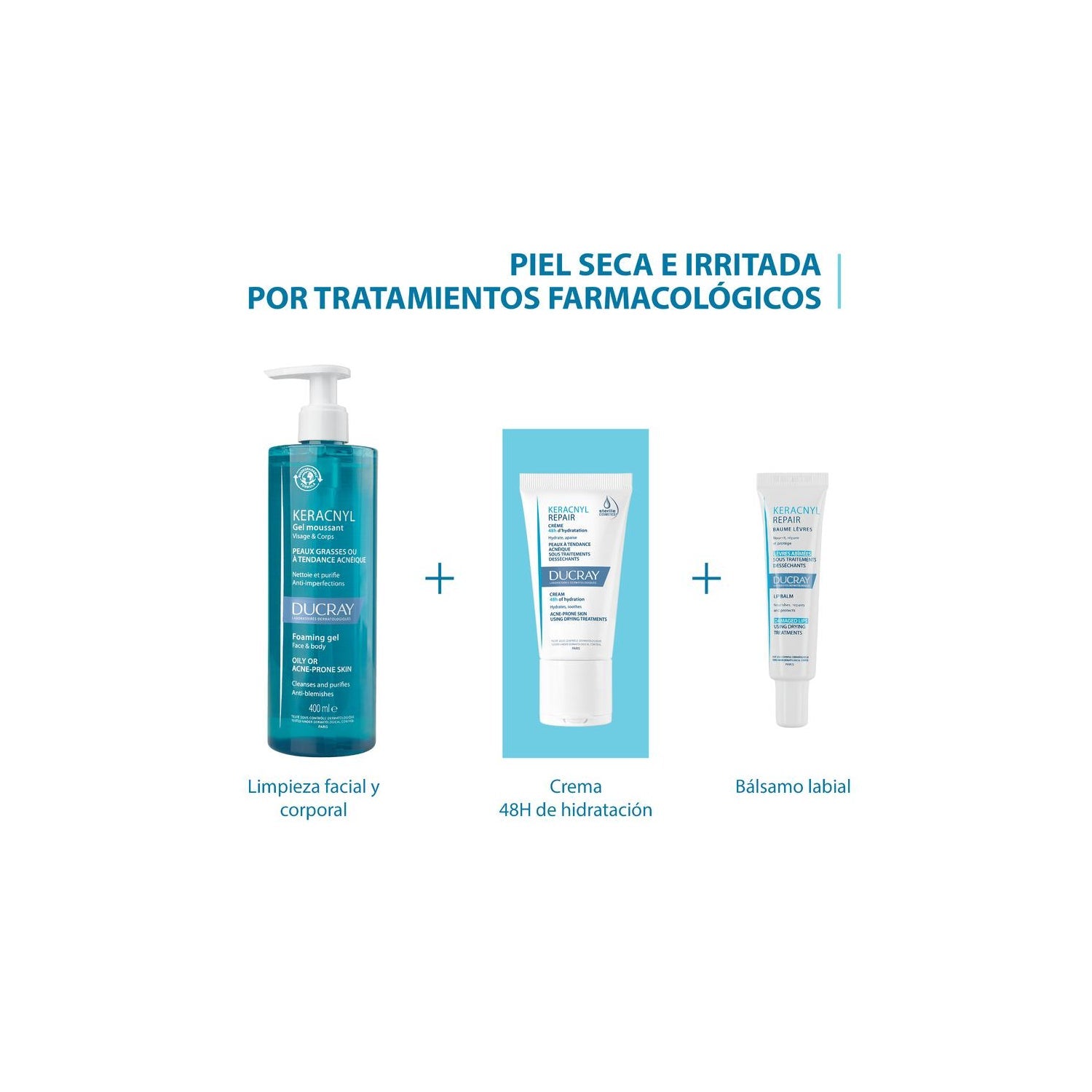 Ducray Keracnyl Repair Crema Compensadora 50ml