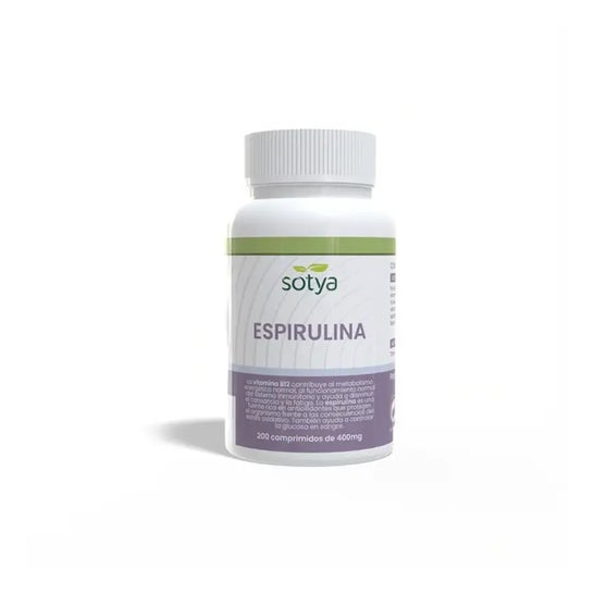 Sotya Espirulina 400 mg 200 cápsulas