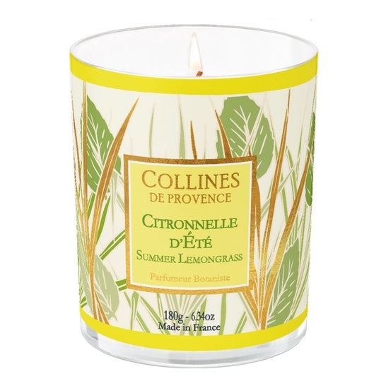 Collines de Provence Vela Perfumada Summer Lemongrass 180g