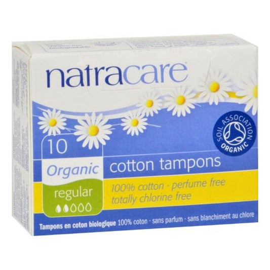 Natracare Tampón Regular sin Aplicador Bio 10uds