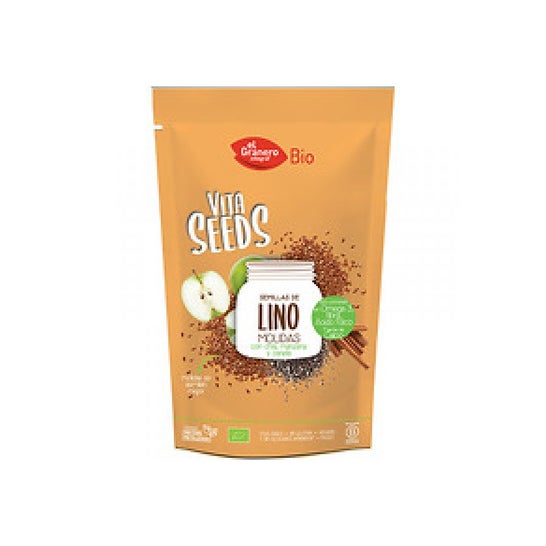 El granero Integral Lino Chía Manzana Canela Bio 200 g