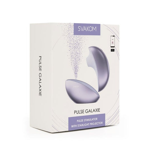 Svakom Pulse Galaxie Stimulator With Starlight Projector Lilac 1ud