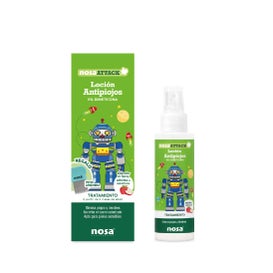 Nosa Attack Loción Antipiojos 5% Dimeticona Manzana 100ml