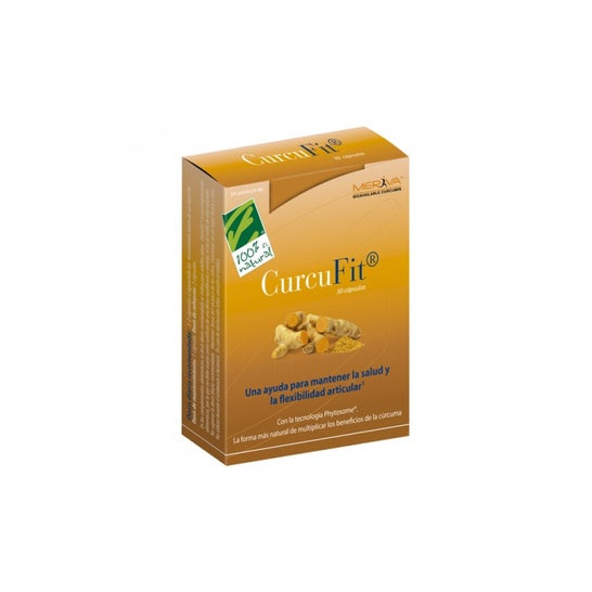 100% Natural CurcuFit 30 cápsulas