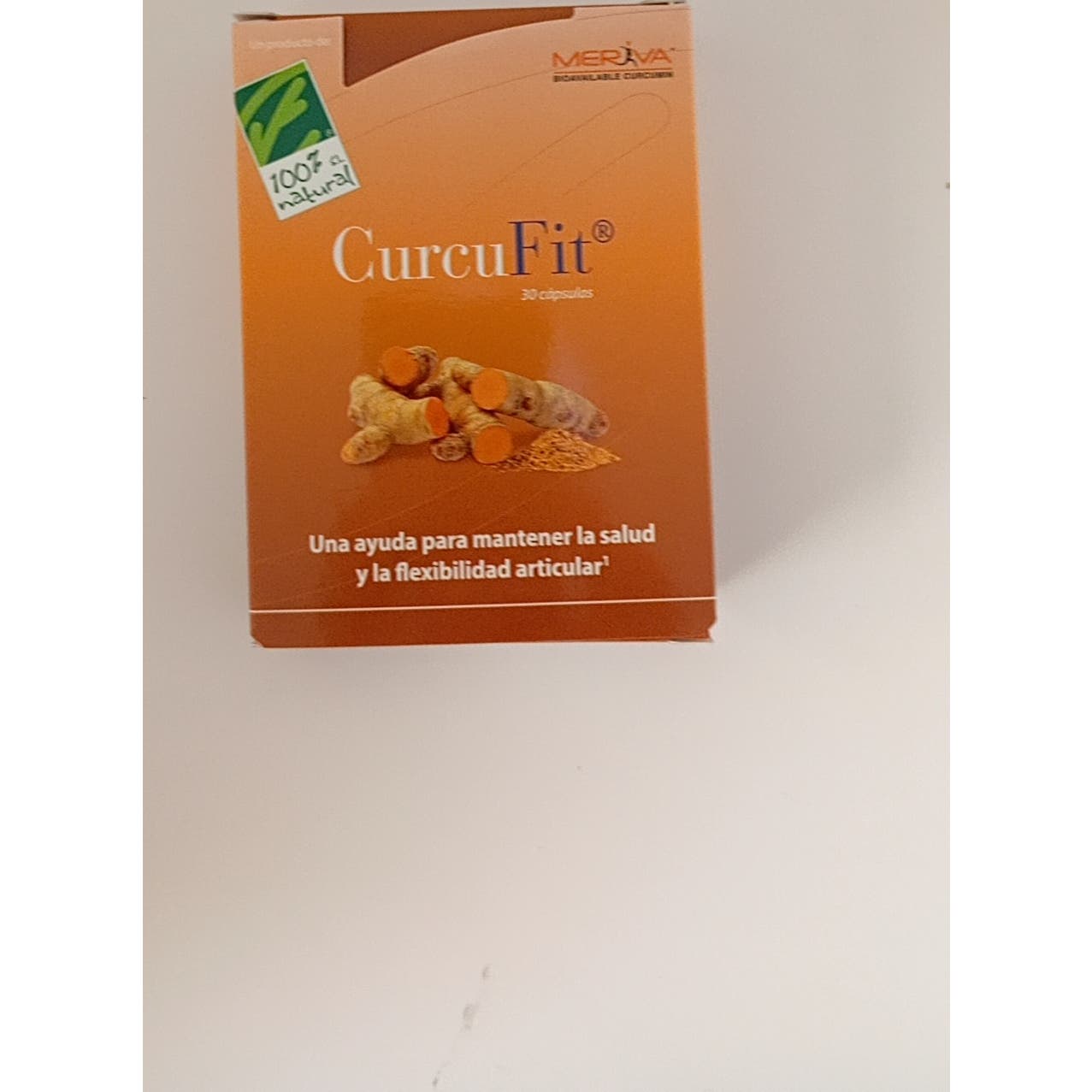 100% Natural CurcuFit 30 cápsulas