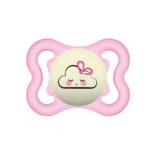 Mam Supreme Night Chupete Silicona Rosa 2-6 Meses 1ud