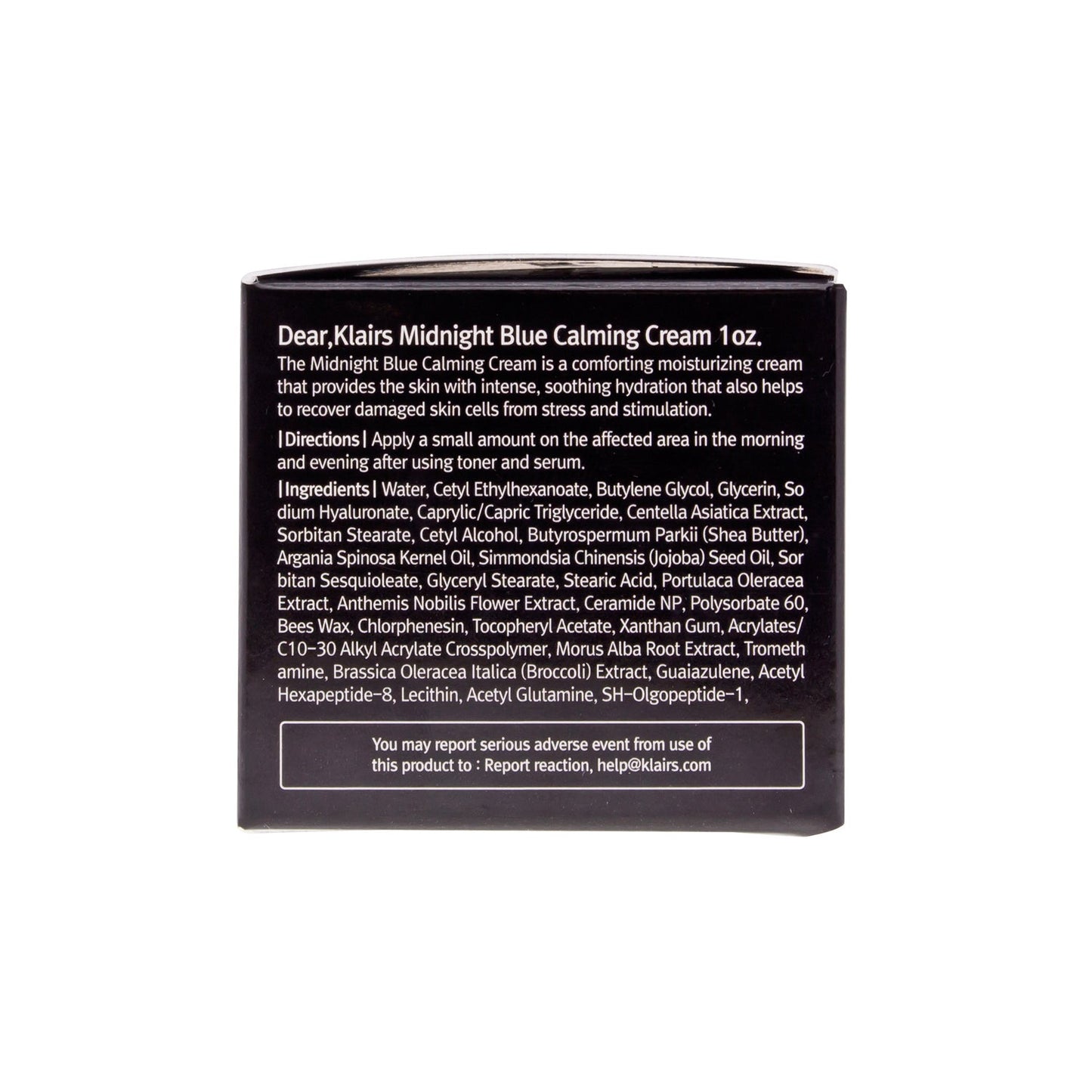 Klairs Midnight Blue crema calmante 30ml