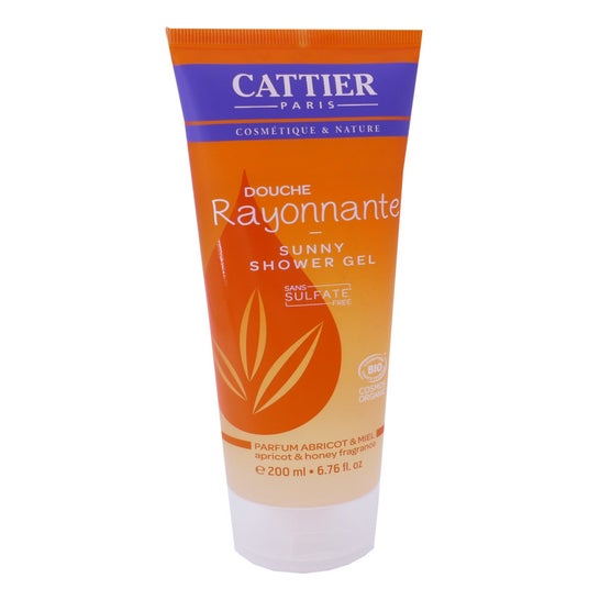 Gel de ducha radiante Cattier albaricoque-miel 200 ml
