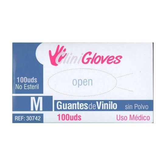 Clinigloves guante Vinilo Sin Polvo Talla Xl 100 uds