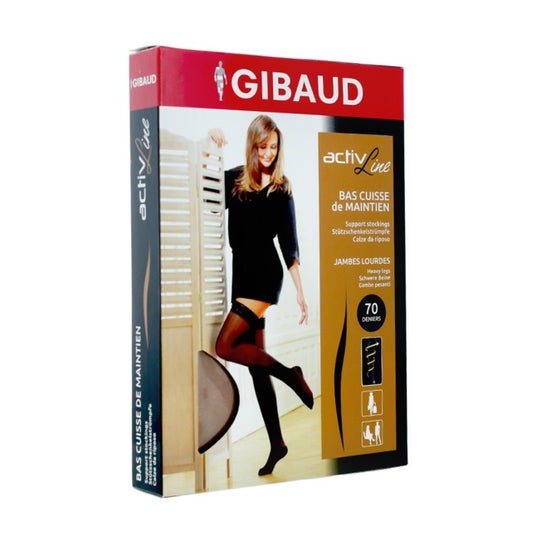 Gibaud Activ Line Media Muslo Anti Resbalante Castor T1 1 Per