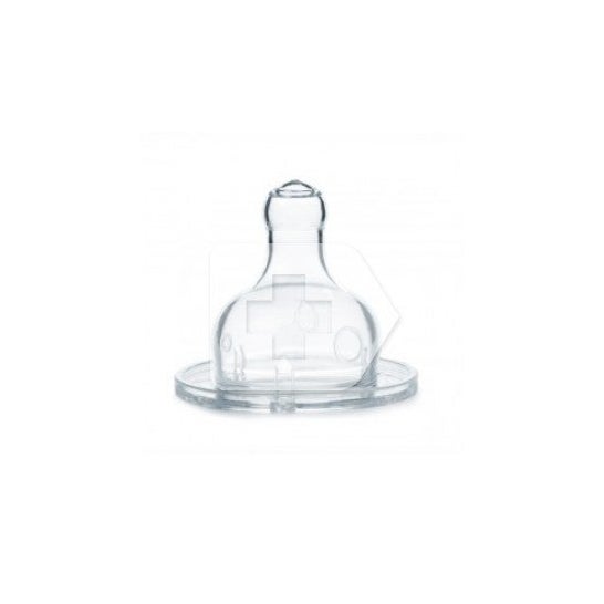 Nuby Confort tetina dentición silicona 3 posiciones 1ud