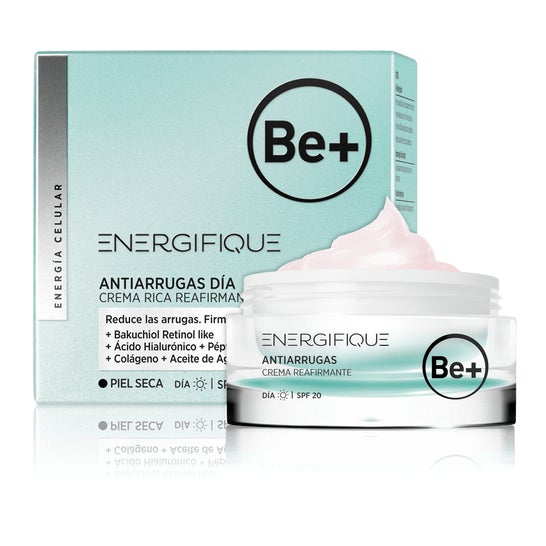 Be+ Energifique Antiarrugas Día Crema Rica Reafirmante SPF20 Piel Seca 50ml