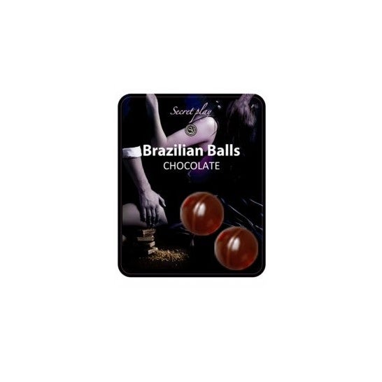 Secret Play Set 2 Brazilian Balls Aroma Chocolate 8gr