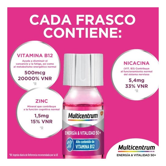 Multicentrum Energía & Vitalidad 50+ 15x7ml
