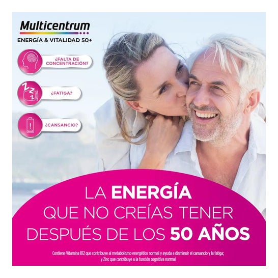 Multicentrum Energía & Vitalidad 50+ 15x7ml