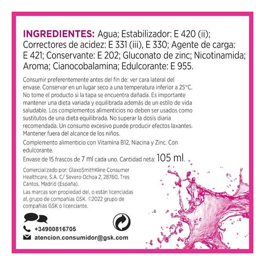 Multicentrum Energía & Vitalidad 50+ 15x7ml