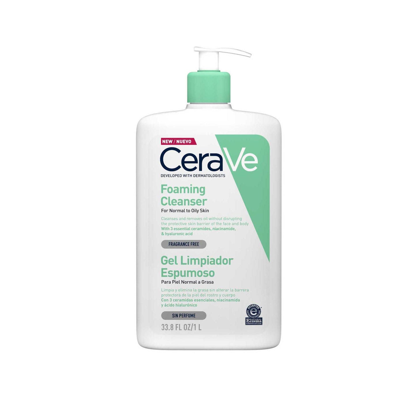 CeraVe Gel Limpiador Espumoso 1L