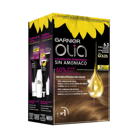 Garnier Olia Coloración Permanente N°6.3 Rubio Oscuro Dorado