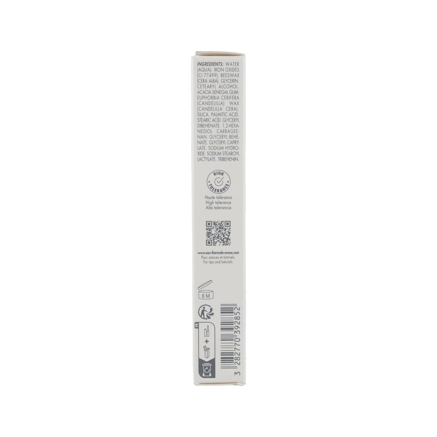 Avène Couvrance Máscara Pestañas Alta Tolerancia Negra 7ml