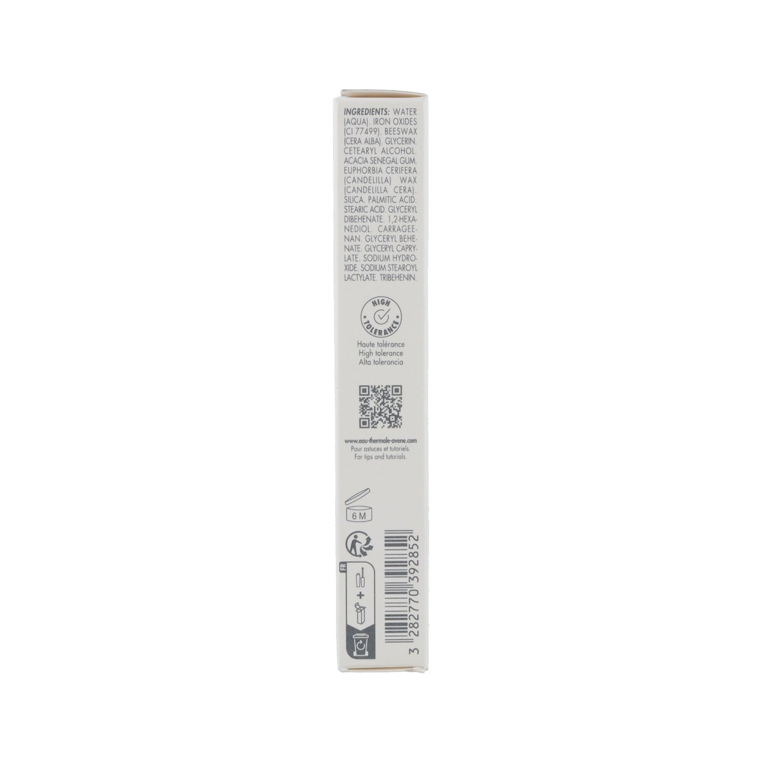 Avène Couvrance Máscara Pestañas Alta Tolerancia Negra 7ml