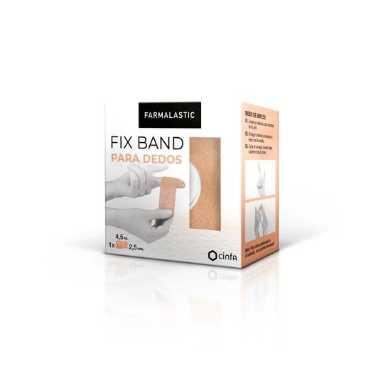 Farmalastic Fix Band Dedos Beige 4.5Mx2.5cm 1 ud