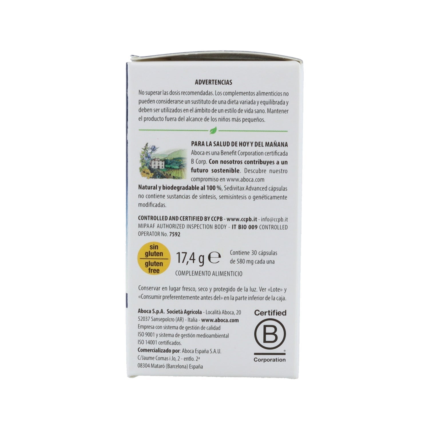 Aboca Sedivitax Advanced Cápsulas 30caps