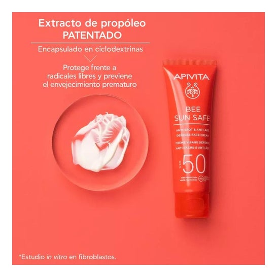 Apivita Bee Sun Safe Crema Antiedad Antimanchas SPF50 50ml