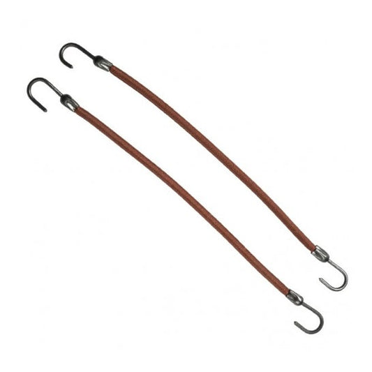 Eurostil gomas con gancho Marron 12 uds