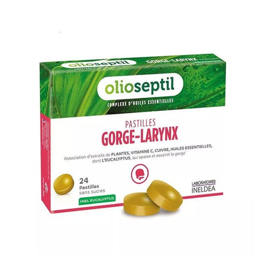 Olioseptil Garganta Laringe 24 pastillas