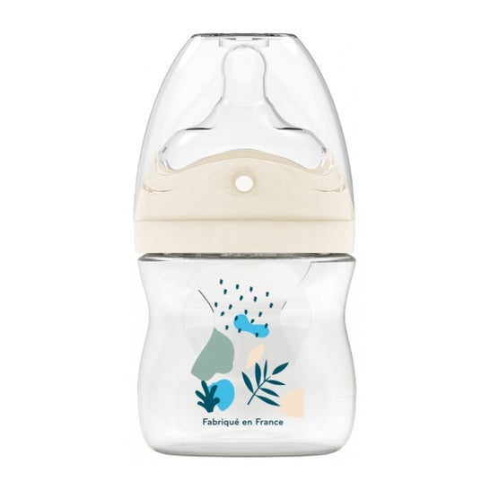 Dodie Biberón Tetina Multiperforada Flujo 1 0-6M Azul 150ml