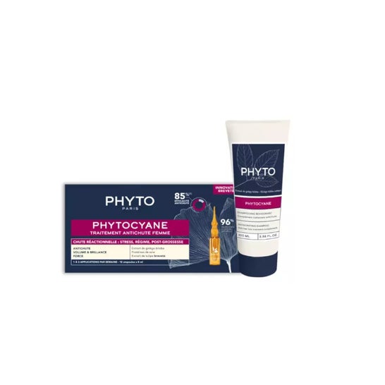 Phytocyane Kit Anticaída Reaccional Mujer + Champú 1ud