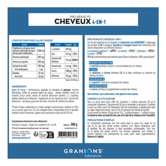 Granions Pro Keracys Cabello 4en1 300g