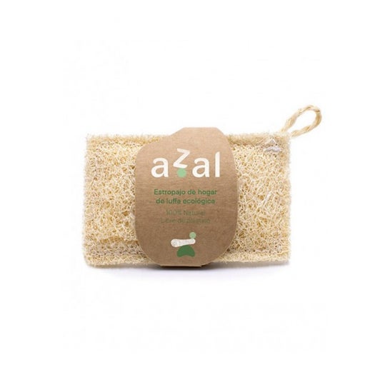 Azalea Estropajo de Luffa con Asa Ergonómico 12x7cm 1ud