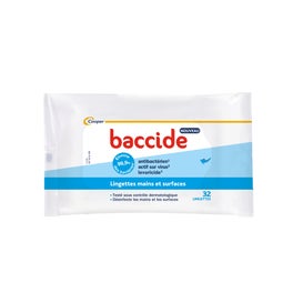 Baccide Toallitas Desinfectantes Manos y Superficies 32uds