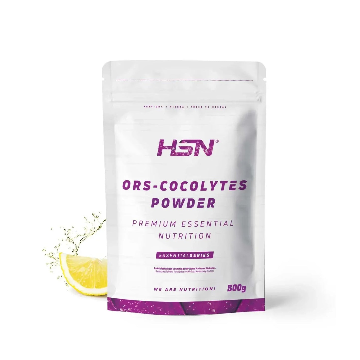 HSN ORS Cocolytes Agua de Coco + Electrolitos en Polvo Limón 500 g