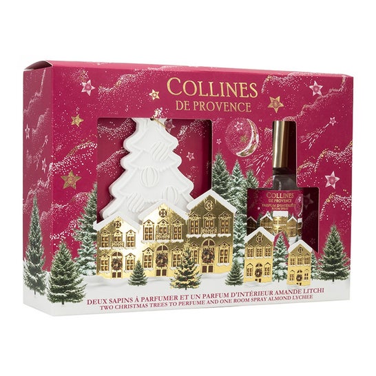 Collines de Provence Cofre 2 Abetos + Fragancia Almendra Litchi