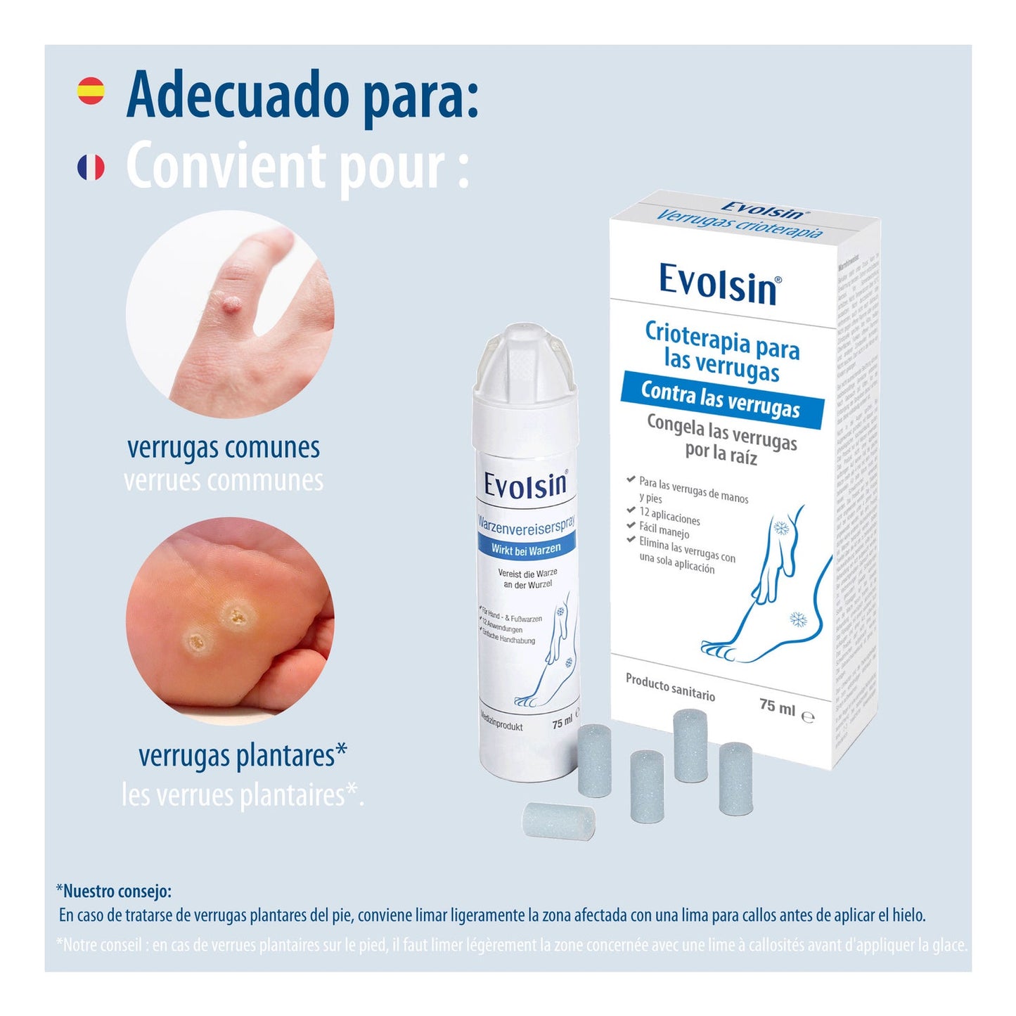Evolsin Verrugas Crioterapia 75ml