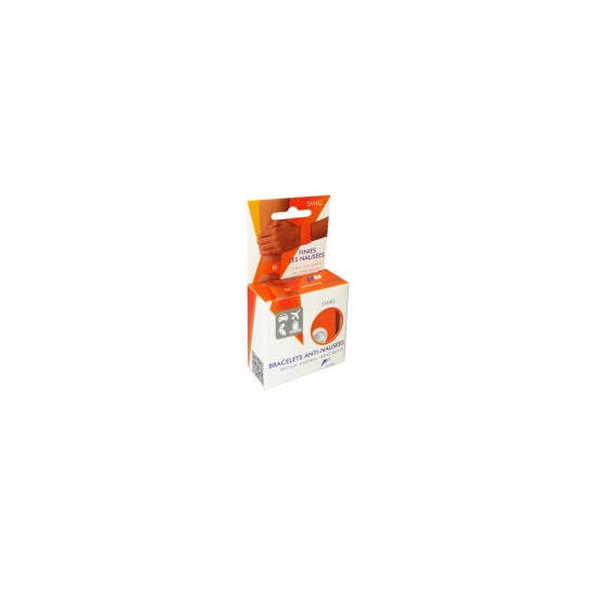 Pharmavoyage Anti-Nail Brazalete Naranja Pequeño 2 piezas