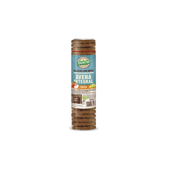 Biocop galletas Copos de Avena Integral y Frutas Bio 250 g