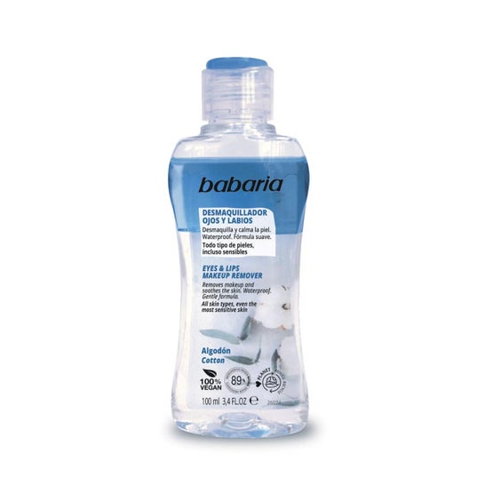 Babaria Desmaquillante de Ojos y Labios con Algodón 100ml