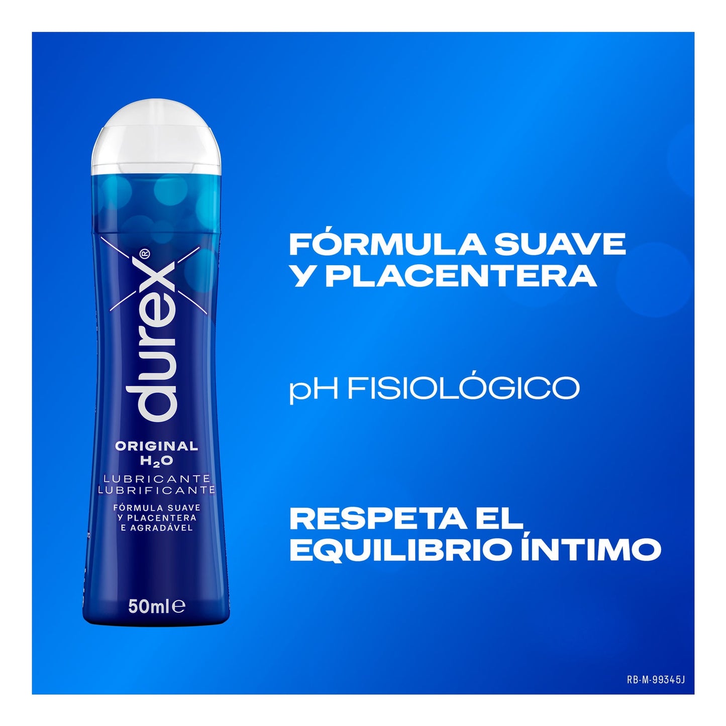 Durex Original H2O Lubricante 50ml